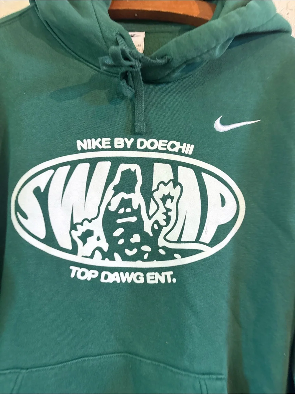 Nike x Dochii Swamp Tour Green Sweatshirt Hoodie